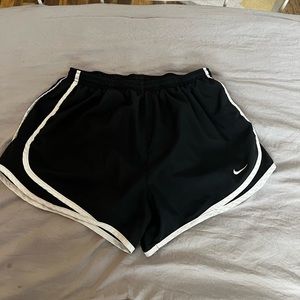 Nike shorts in black/white